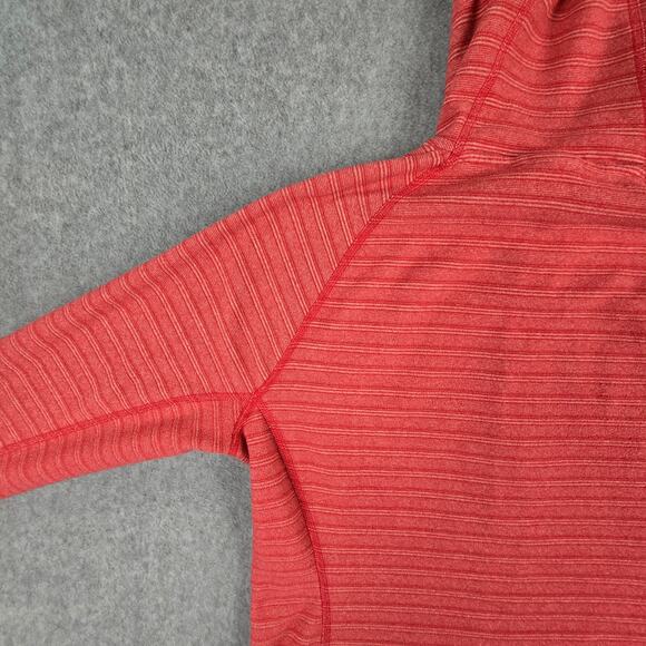 The North Face Jacket Womens Large Polartec ThermalPro Red Full Zip Hoodie - Picture 10 of 16